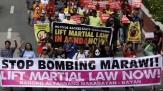 There were protests outside congress on Saturday against the law