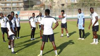 Wachezaji wa Taifa Stars wakifanya mazoezi