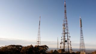 Network masts.