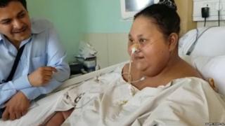 Eman Abd El Aty now weighs 250kg, half of what she was believed to weigh when she arrived in Mumbai