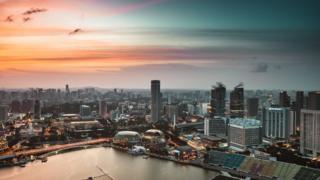 Una vista de Singapur