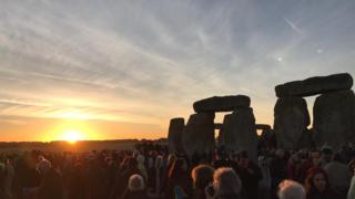 Sunrise at Stonehenge