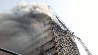 پلاسکو در آتش