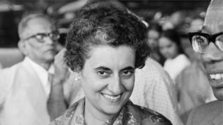 இந்தியாவின் முன்னாள் பிரதமர் இந்திரா காந்தி