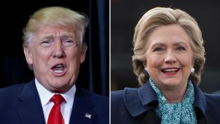 トランプ氏とクリントン氏