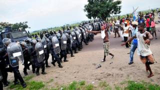 RDC, police, manifestants