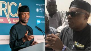 Yẹmi Osibajo ati Uche Secondus, alaga ẹgbẹ oṣelu PDP