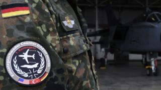 İncirlik'te Alman askeri