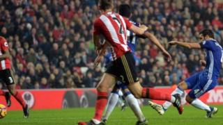 Cesc Fabregas na cin Sunderland