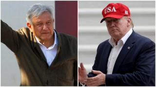 López Obrador y Donald Trump
