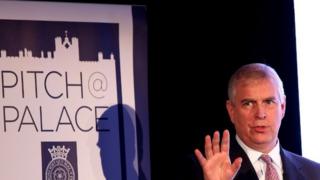 Prince Andrew at a Pitch@Palace event