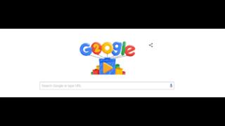 Doodle of Google's 20th anniversary