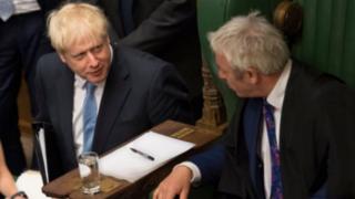 Boris Johnson and John Bercow