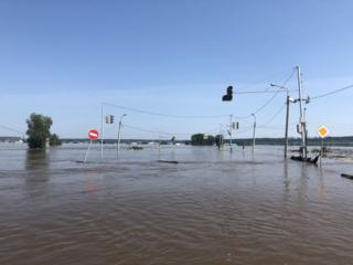 Перекресток в городе Тулун