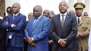 Le premier vice président burundais, Gaston Sindimwo présent sur cette photo a indiqué que le staff des Nations Unies est manipulé par des hommes politiques et donne des rapports baisés