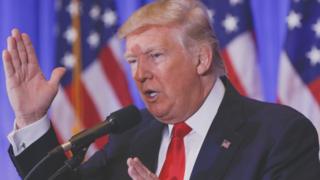 Дональд Трамп (11 января 2017 года)
