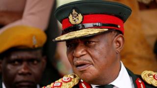 Former Gen Chiwenga at Mr Mnangagwa's inauguration - 24 November
