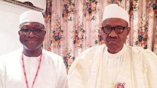 Abdulmumini Jibrin da Muhammadu Buhari