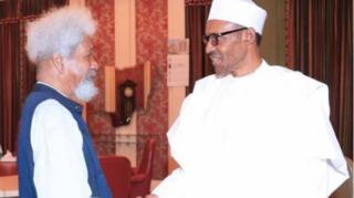 Wole Soyinka ati Muhammadu Buhari