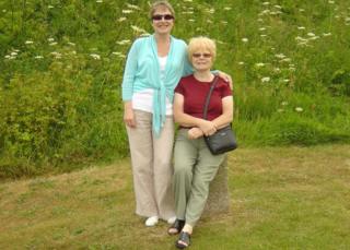 Julie Hill, 51, and her mother Rose, 75,