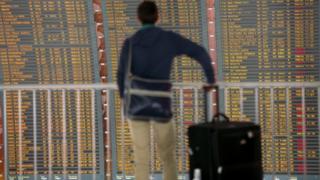 Man in airport