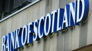 Bank of Scotland sign