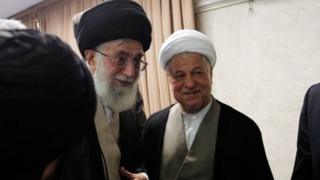 اکبر هاشمی رفسنجانی و آیت الله خامنه ای