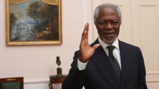 L'ancien secrétaire général des Nations unies est considéré comme un "champion de la paix".