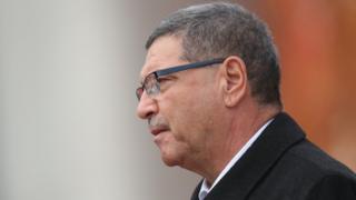 Le Premier ministre tunisien, Habib Essid à Berlin, le 5 novembre 2015