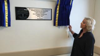 Tina Thompson says the day she unveiled the plaque she felt elated