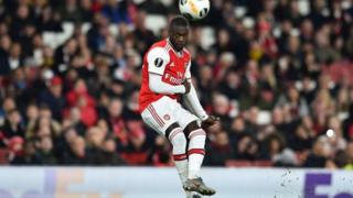 Nicolas Pepe score free-kick for Arsenal