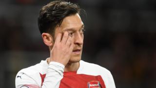 Arsenal midfielder Mesut Ozil