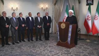 دولت ایران پس از خروج آمریکا از برجام اعلام کرد که فعلا در توافق و تعهدات خود در آن پابیند می ماند