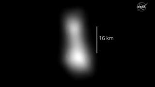 Formato da Ultima Thule, de acordo com os dados enviados pela New Horizons