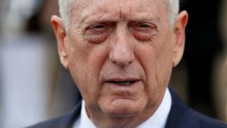 Secretario de Defensa de Estados Unidos Jim Mattis