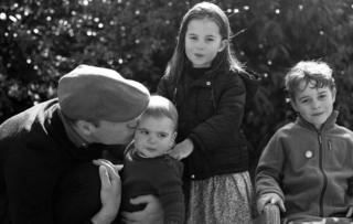 Duke of Cambridge bersama Pangeran George, Louis dan Putri Charlotte