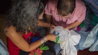 Milena Curado em presídio de Goiás Velho, GO