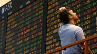 The biggest faller in the region was the Australian shares which hit a three-month low.