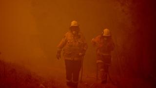 Firefighters tackle blazes in New South Wales