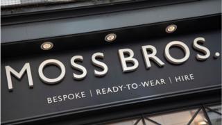 A Moss Bros shop