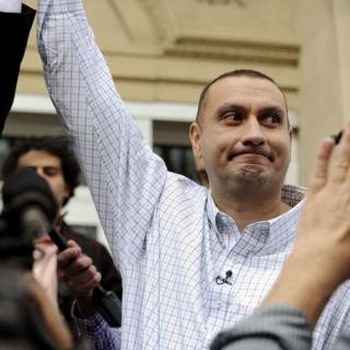 Christopher Tapp pictured after his release