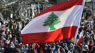 متظاهرون غاضبون في بيروت