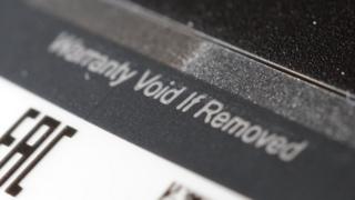 -Warranty void- stickers appear on many gadgets