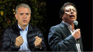 Duque y Petro