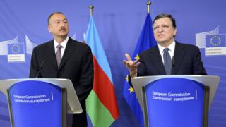İlham Əliyev və Avropa Komissiyasının sabiq prezidenti Jose Manuel Barroso