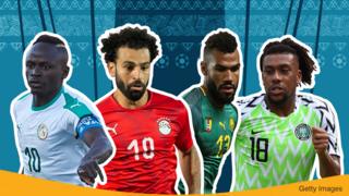 African football players
