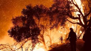 Incendio en Carpinteria