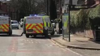 Sword attack on police officer