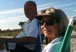 Mary Knowlton, a librarian who was accidentally killed during a police exercise, is seen in a photograph on her Facebook page.