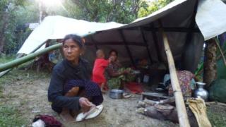 တိုက်ပွဲတွေကြောင့် ဘေးလွတ်ရာတိမ်းရှောင်နေရတဲ့ ဒုက္ခသည်တချို့